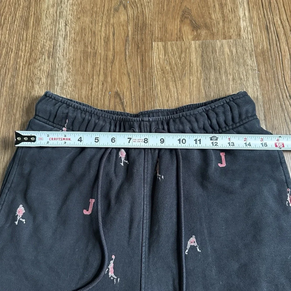 Air Jordan Brand Essentials Sweatpants Men's Small All Over Print Black Joggers
